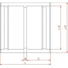 Überschiebemuffe 110mm - 7110500