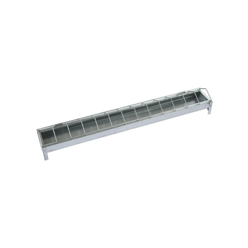Feeder 10x100cm galvanized - 71303KER Feeder 10x100cm galvanized - 71303KER