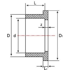 PVC collarbush 160mm - 7160135GP