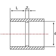 Muffe 200x200mm - 7200100GP