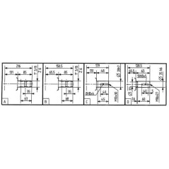 716005 Comer, Shifting couplings 