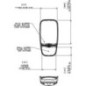 Split Mirror 12V - 7135023AM Split Mirror 12V - 7135023AM