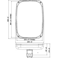 7133001AM Britax, Lusterka i zespoły lusterek 