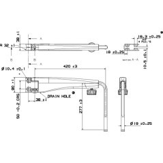 7270050B Britax, Mirror Arms 