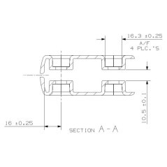 7219011AM Britax, Mirror Arms 