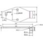 Hinge zinc-plated - 730069KR Hinge zinc-plated - 730069KR