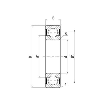 Łożysko kulkowe SKF 361200R - 7500361200R