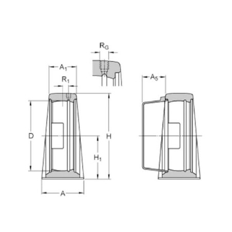 Stehlagergehäuse Modell SKF - 7500SY510M