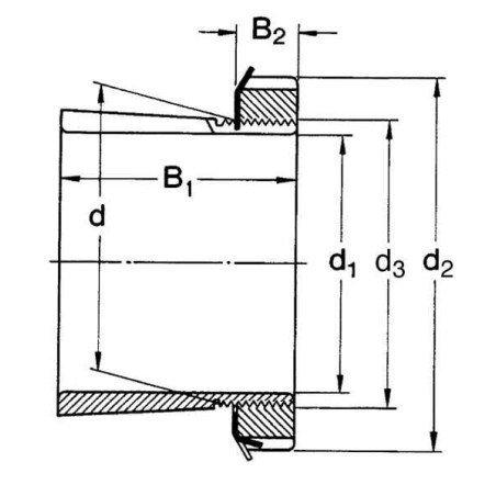 Spannhülse 150x232x122mm - 7500H3134