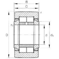 Kurvenrolle - 7500NUTR30A