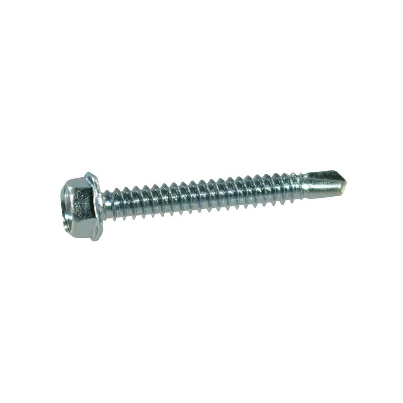 Wkręt samowiercący 4.8x16 mm, 8 mm 6-kt. z łbem kołnierzowym, stal, DIN7504 Kramp - 7504K4816P200