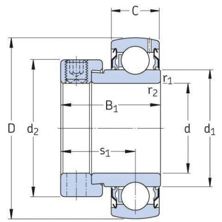 Innenlager SKF - 7500YET208