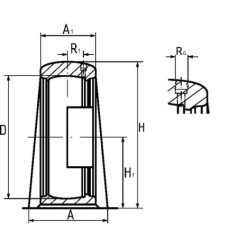 7500SYF510 SKF, Gehäuseteile 