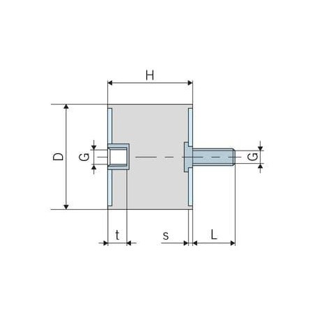 Vibrationsdämpfer Typ B - 7545B68
