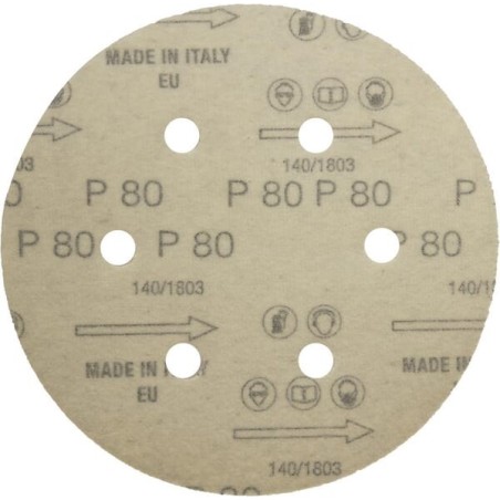 Sanding disc diameter 150mm K80 10pcs. - 753143