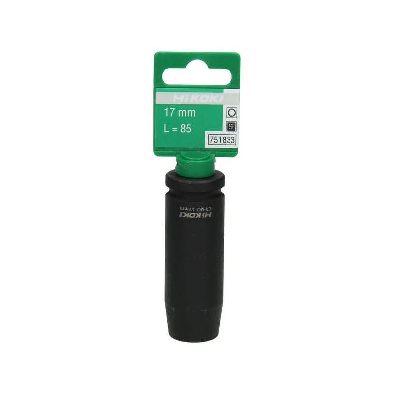 Impact socket 1/2 inch long 17mm - 751833 Impact socket 1/2 inch long 17mm - 751833