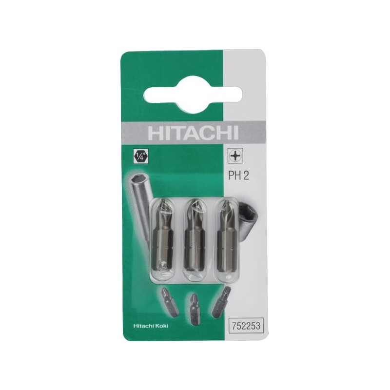 Bits 1/4 Ph 2-25mm 3x - 752253