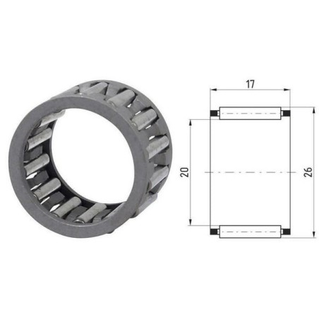 Złożenie igiełkowe Steel Power, 20 x 26 x 17 - 7777K20X26X17