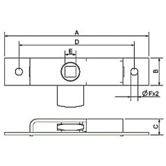 Behälter Schloss - 770101KR