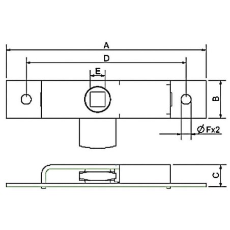Behälter Schloss - 770101KR