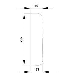 Side glass - 7700669200