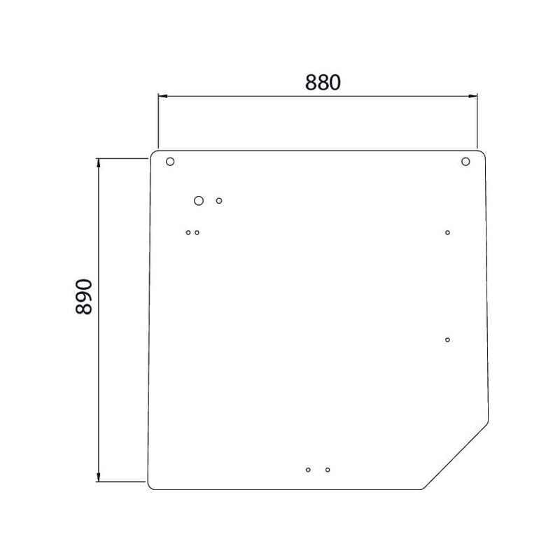 Top rear window - 7700048325N