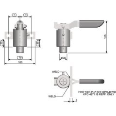 Bolt spring-loaded - 770005KR