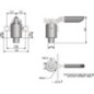 Bolt spring-loaded - 770005KR Bolt spring-loaded - 770005KR
