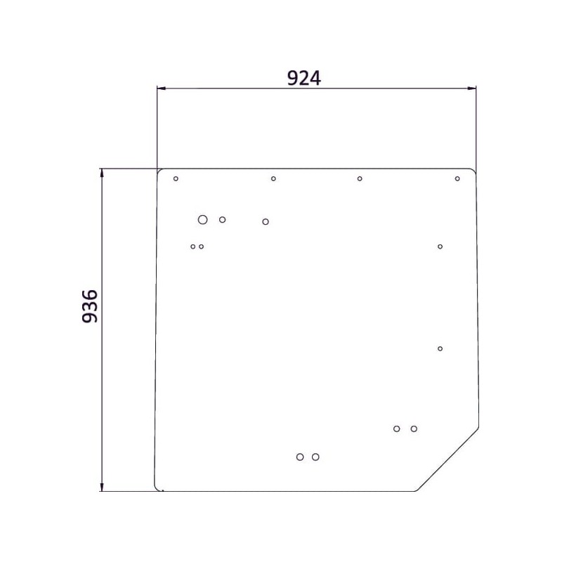 Rear window - 7700072361N Rear window - 7700072361N