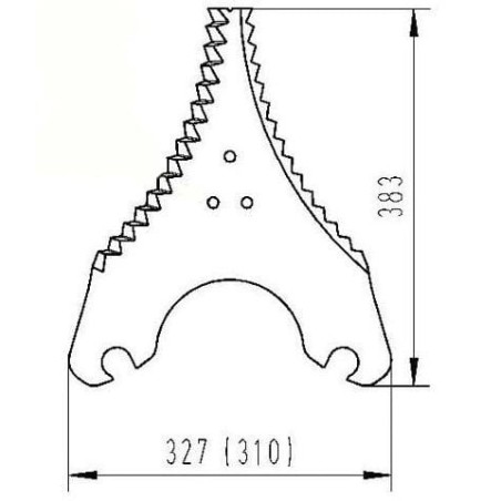 Nóż paszowozu, Exact Cut - 763345002