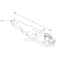 8005344 Walterscheid, Support plates with Piton 