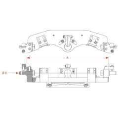 Trailer Ball coupling 80mm - 8004475