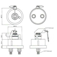 7N0718N Pneutron, Battery current disconnectors 