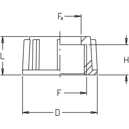 Fly nut 1/2 inch - 8040152