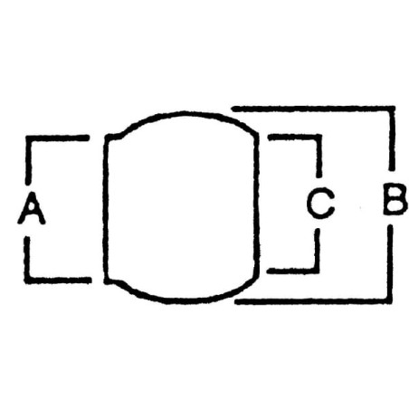 Male coupling 8 inch weld-on, Type A - 8130000