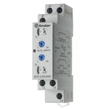 Asymmetric timing relay clock - 809102400000