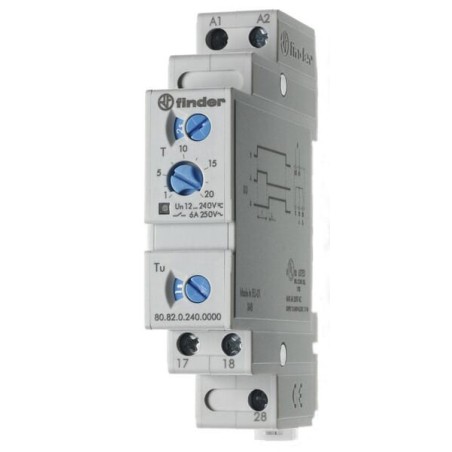 Przekaźnik czasowy 2NO 6A 240V UC - 808202400000