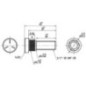Wheel bolt - 831420M1N