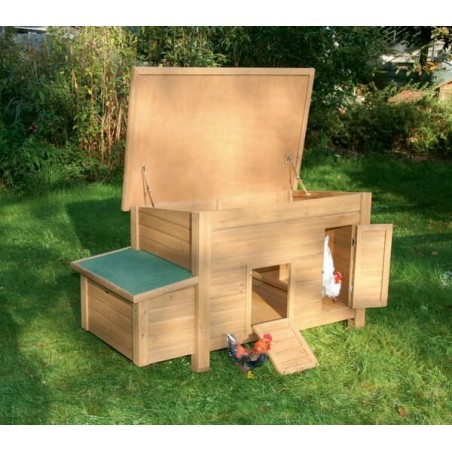 Kurnik dla kur 146x74x80 cm - 82827KER