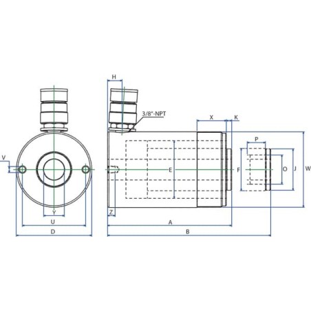 Siłownik NSHS 302 - 8240302