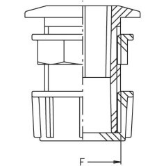 Tank outlet 1 1/4 inch complete - 8359301