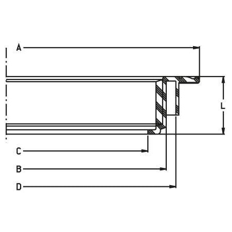 Deckelring für Tankdeckel średnica 350 mm - 8154001
