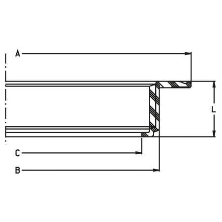 Lid ring for tank lids diameter 450mm - 8160000