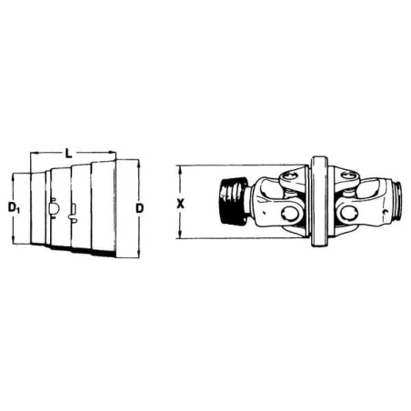 Schutztrichter SD25 D237 W2580 - 850003