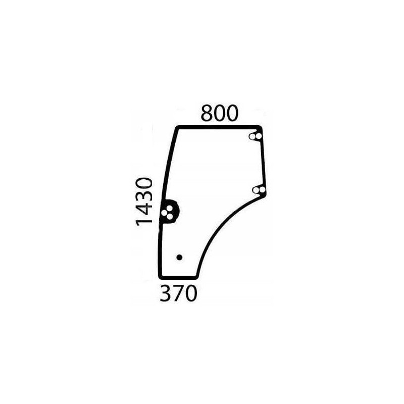 Door window left - 84396396N Door window left - 84396396N
