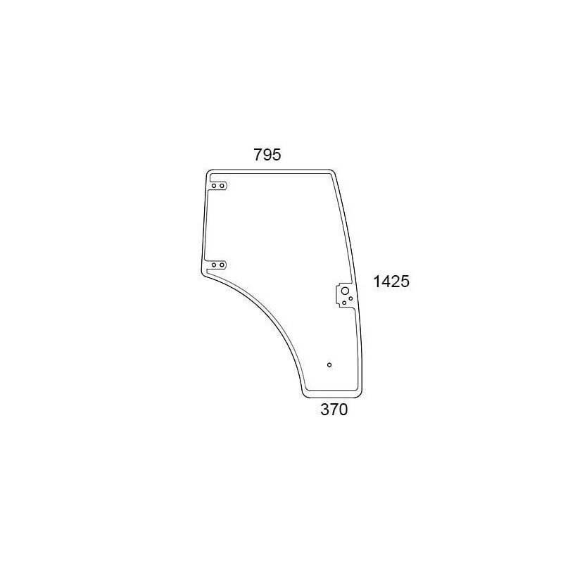 Cab glass, unit - 84396432N Cab glass, unit - 84396432N