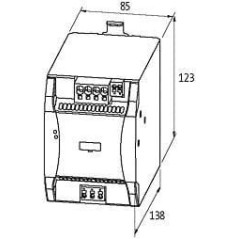 Zasilanie 230VAC/24VDC 20A - 85442