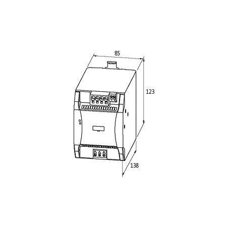 Power supply, 230VAC/24VDC 20A - 85442