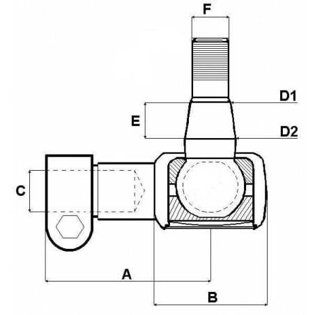 Spurstange - 86018347N