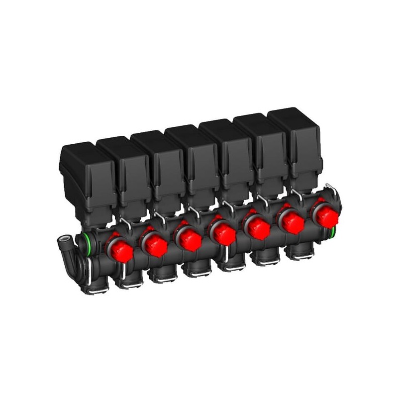 Elektroventilset 7 Abschnitte, mit Bypass, T5 - 863T0170 Elektroventilset 7 Abschnitte, mit Bypass, T5 - 863T0170